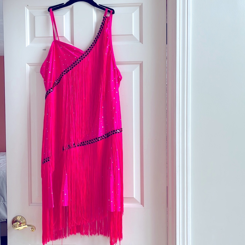 Flapper costume hot pink